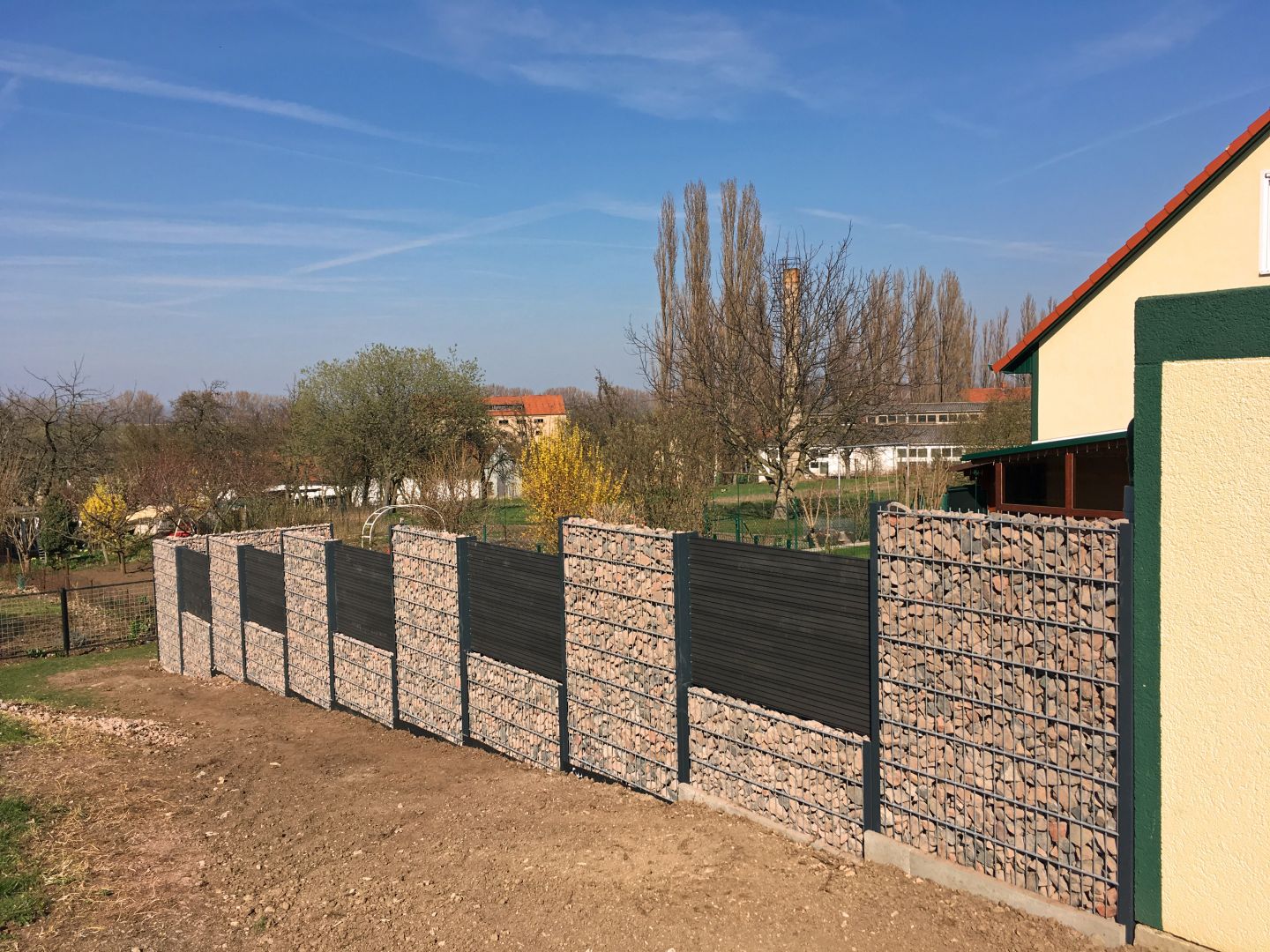 Gabionen Zaunsystem STEELMANUFAKTUR