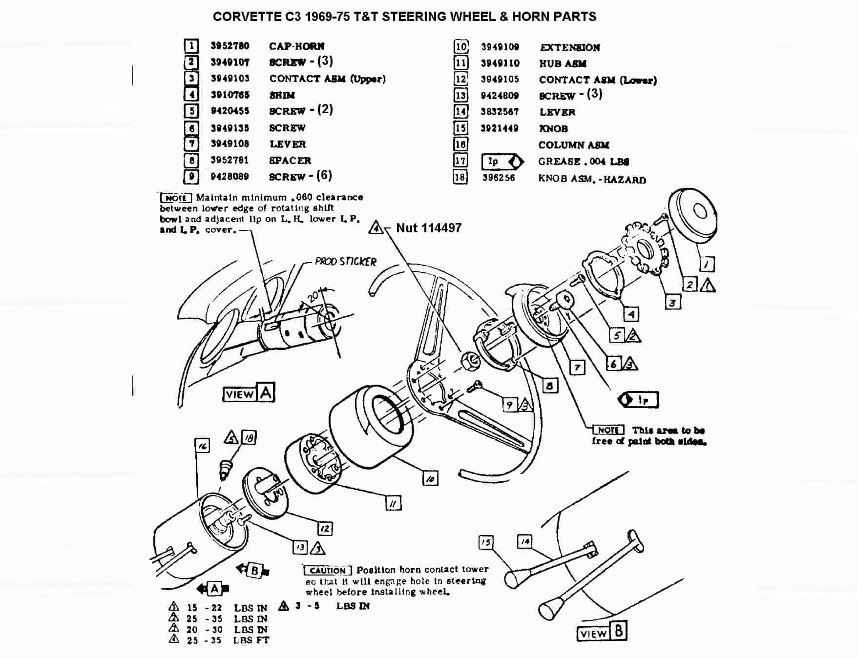 1976 Chevy Truck Steering Column Wiring Diagram