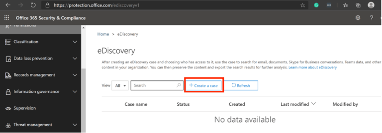 Core eDiscovery in Microsoft 365