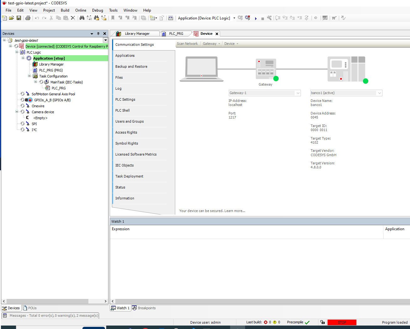 CODESYS on Raspberry Pi, start to finish