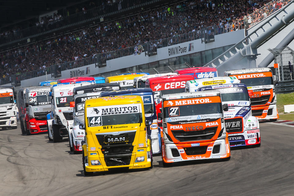 Spektakulärer Auftritt beim TruckGrandPrix Steffi Halm