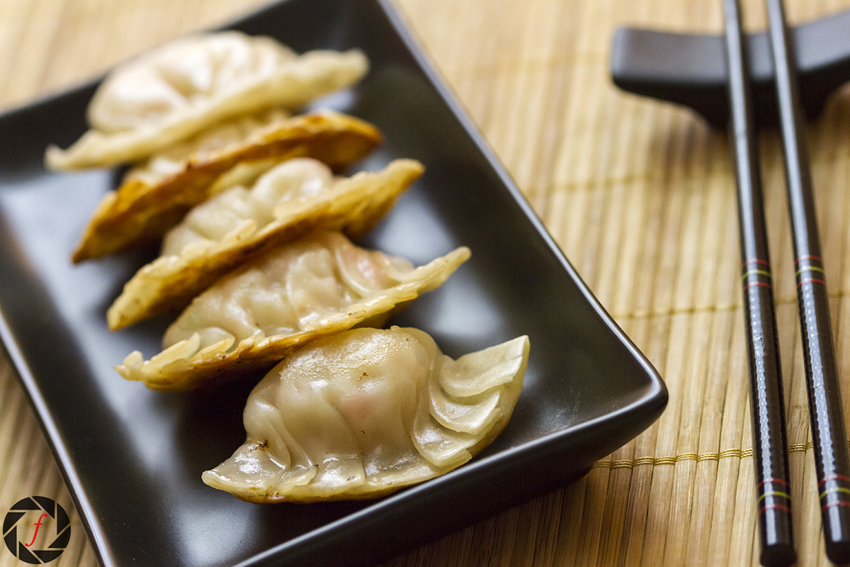 Shrimp Gyoza with Dipping Sauce Stefstop