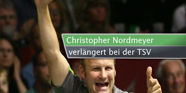 Christopher Nordmeyer verlängert bei der TSV HannoverBurgdorf