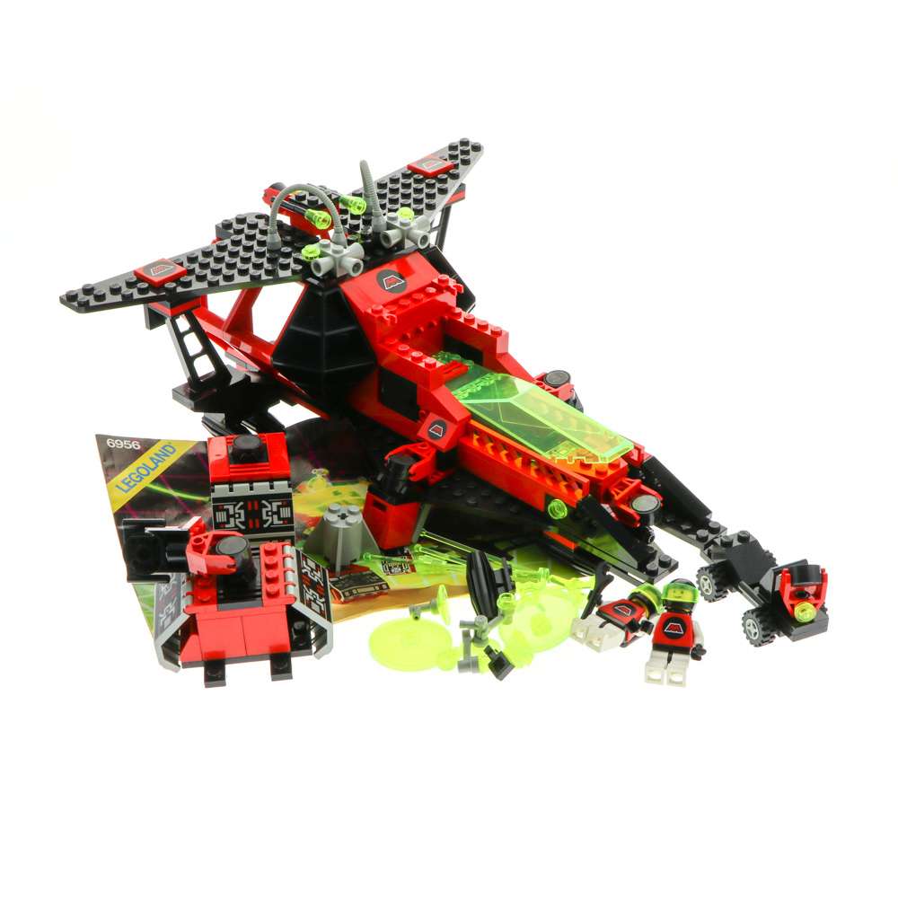 1x Lego Set Space M Tron Aufklärungs Raumschiff 6956 unvollständig
