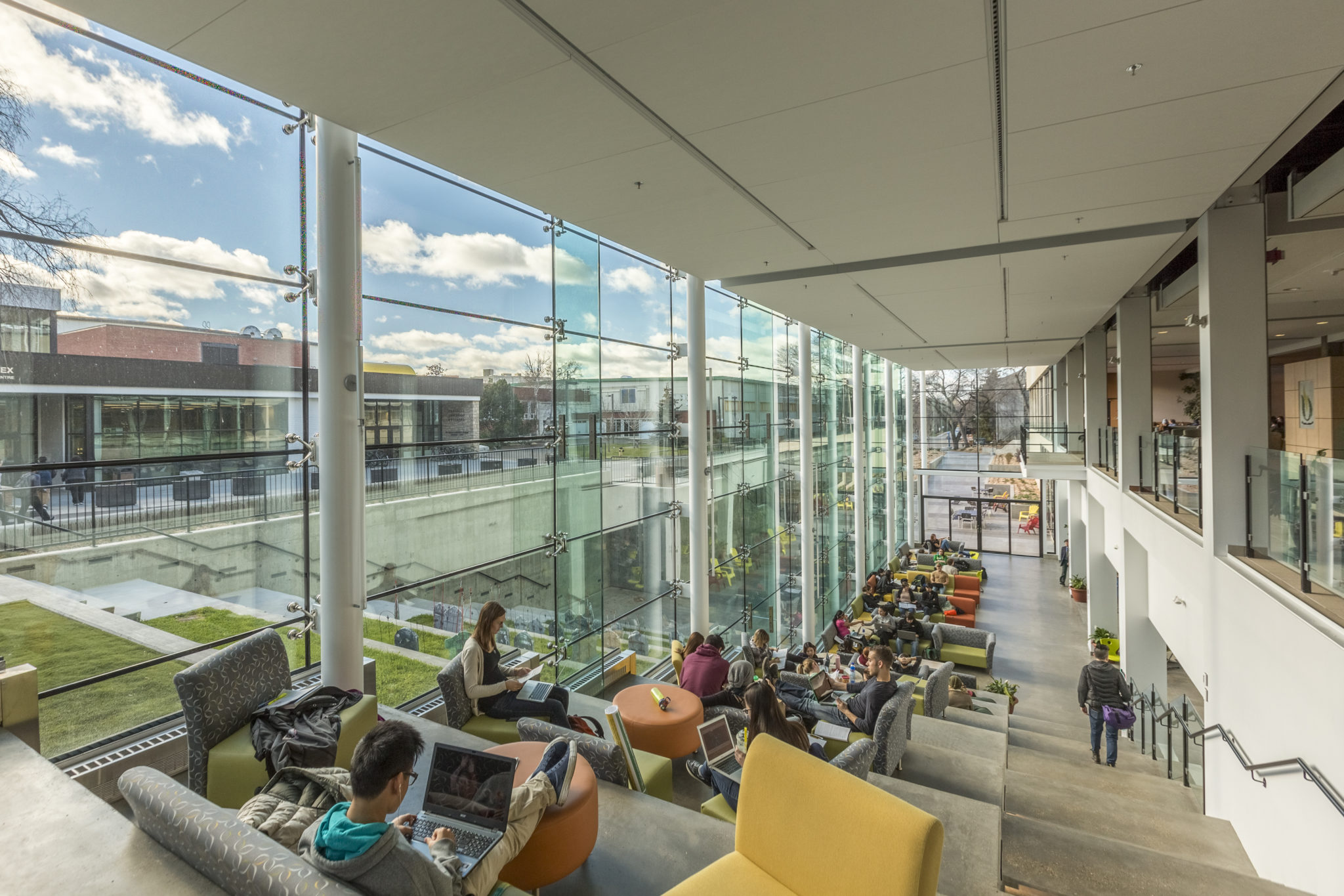 University of Alberta Student Union Building Structural Glass Wall