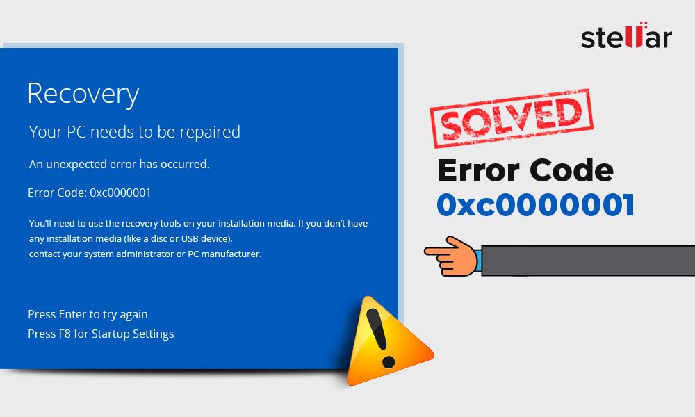What is Error Code 0xc0000001, What are the solutions to fix the error?