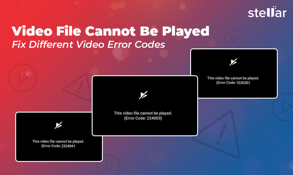 Video File Cannot Be Played? Fix Different Video Error Codes