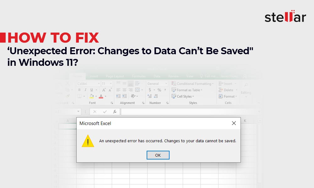 An Unexpected Error Has Occurred. Changes to Data Can’t Be Saved.