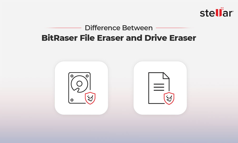 Difference Between BitRaser File Eraser Vs Drive Eraser Software