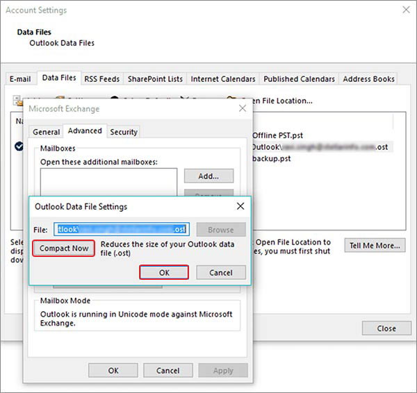 Outlook Data File Reached The Maximum Size Resolved