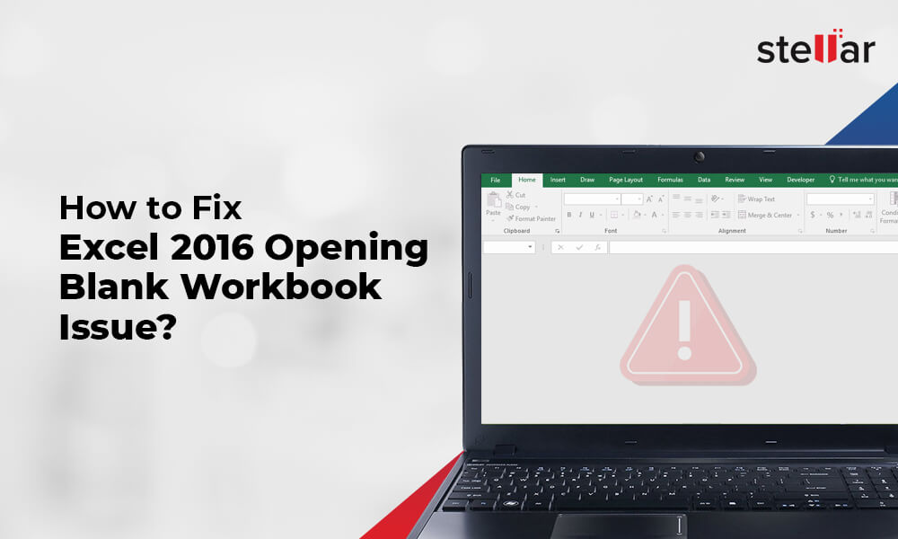 How to fix Excel 2016 opening blank workbook issue