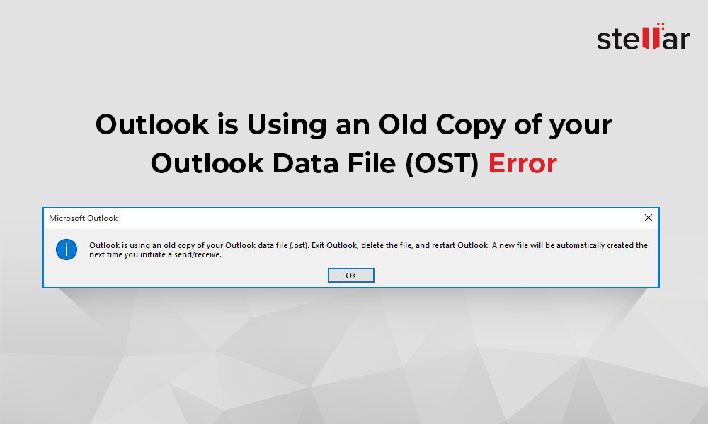 [Fixed] Outlook is using an Old Copy of your Outlook Data File (.ost) Error