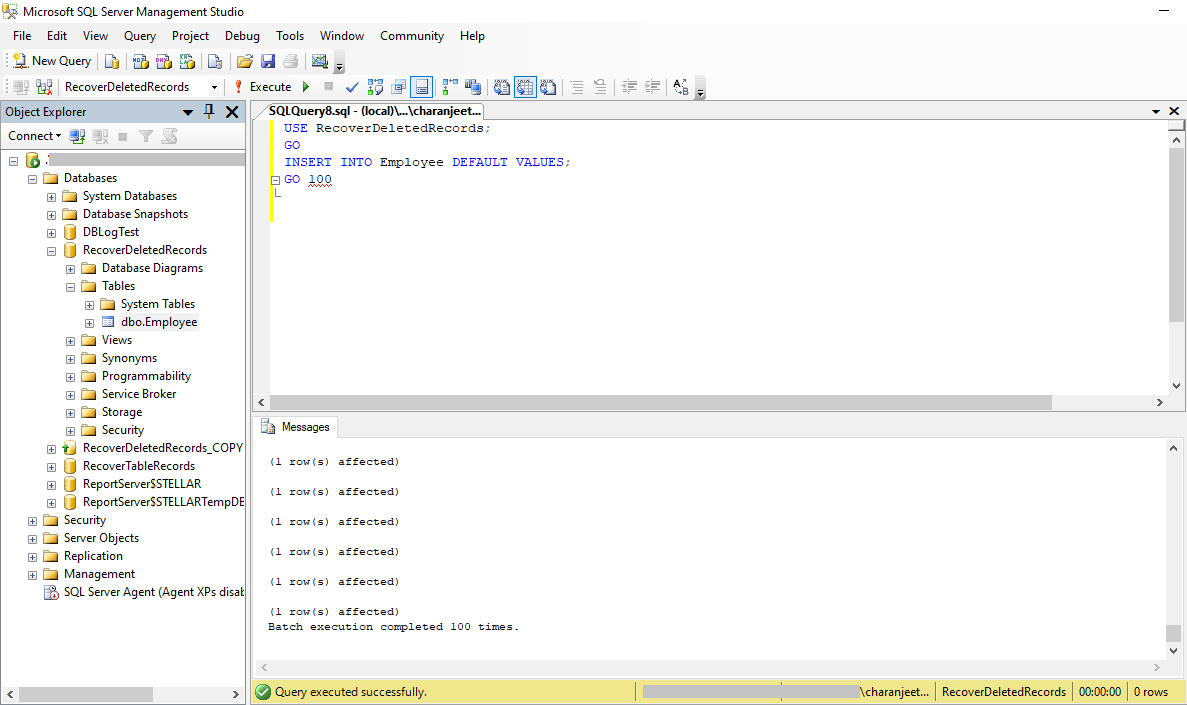 How to Recover Deleted Table Records in SQL Server