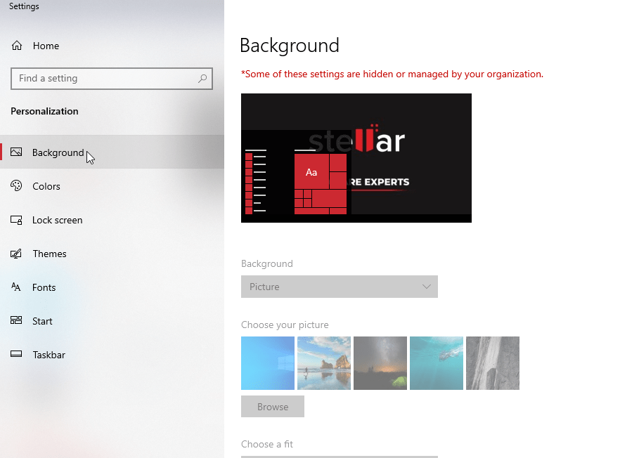 Windows 10 wallpaper disappears fundfor