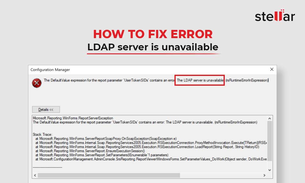 Troubleshooting lDAP server is unavailable