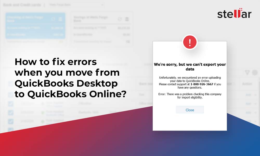 Fix Errors When Moving From QuickBooks Desktop Online