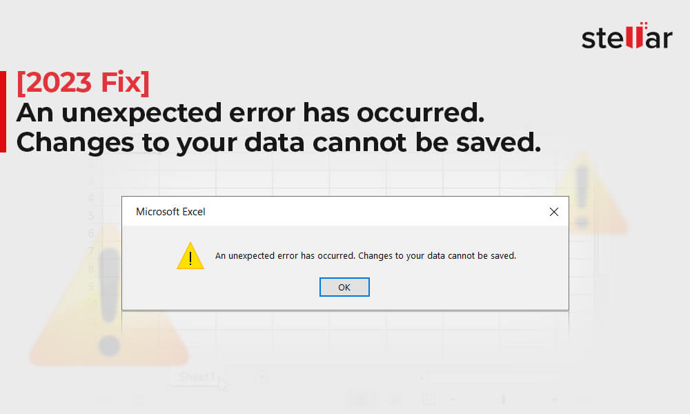 [2024 Fix] An Unexpected Error has Occurred. Changes to your Data