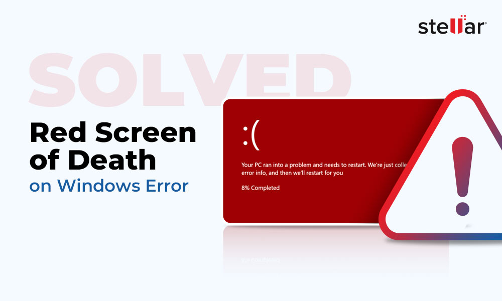 [Solved] Red Screen of Death on Windows Error