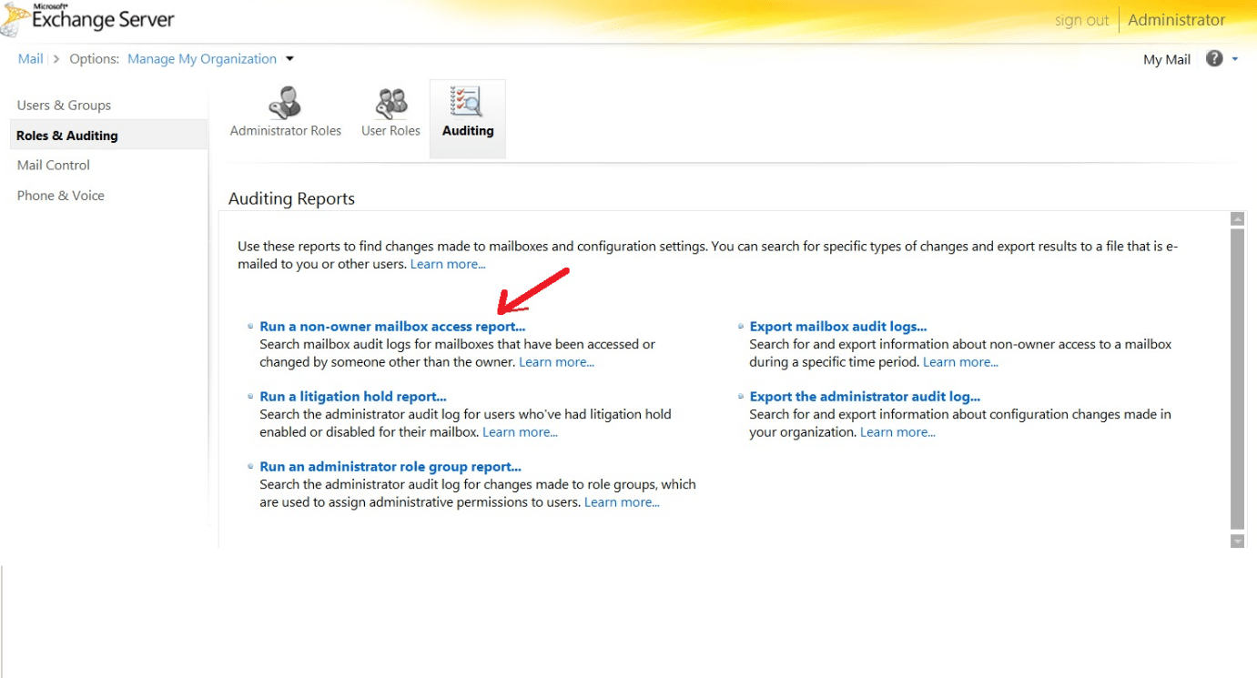 Enable Mailbox Audit Logging in Exchange Server Stellar