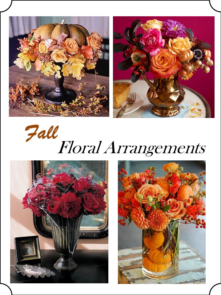 FALL Floral Arrangements Stellar Interior Design