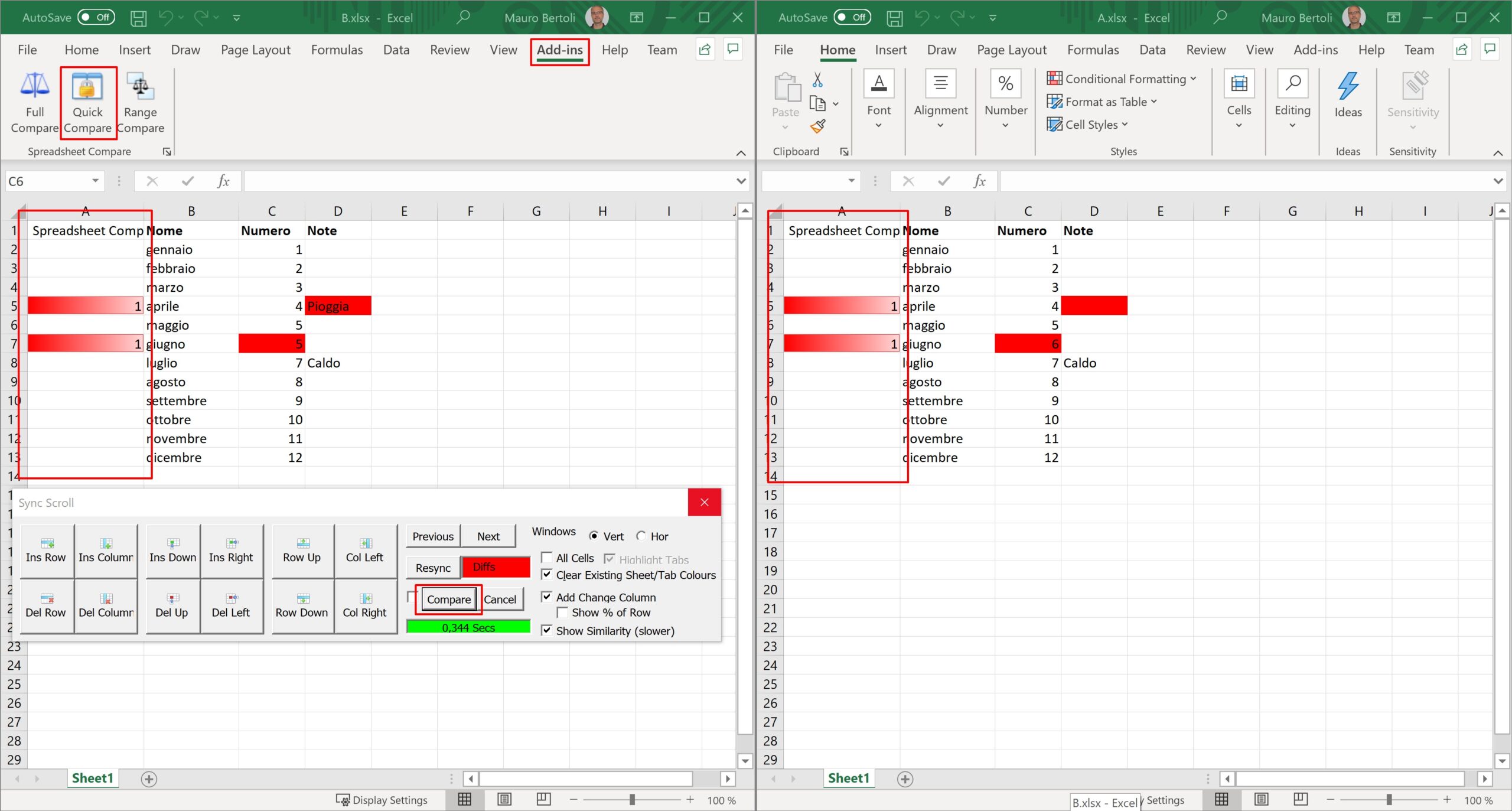 Come confrontare due fogli di Excel in modo semplice e veloce