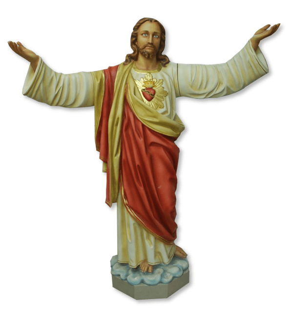 Sacred Heart Statue for Sale Restored Plaster Statue T. H. Stemper Co.