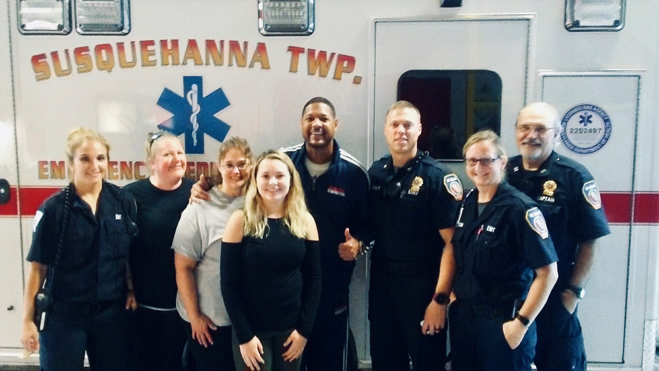 A Visit from Chris Franklin Susquehanna Township EMS