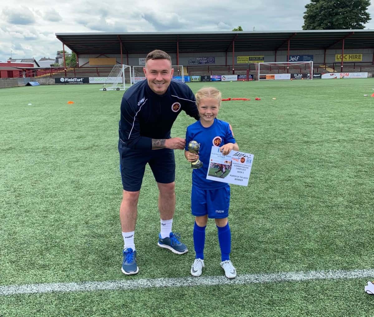 William Hoggan moving on from the Club Stenhousemuir FC