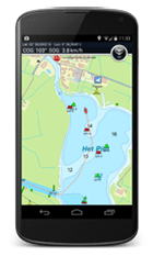Navigatie Met Digitale Waterkaarten Voor Aan Boord
