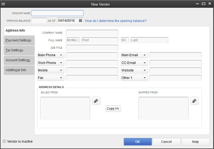 List Of 1099 Vendors In Qb 2023 How To Setup Vendors For 1099 In Quickbooks For Windows