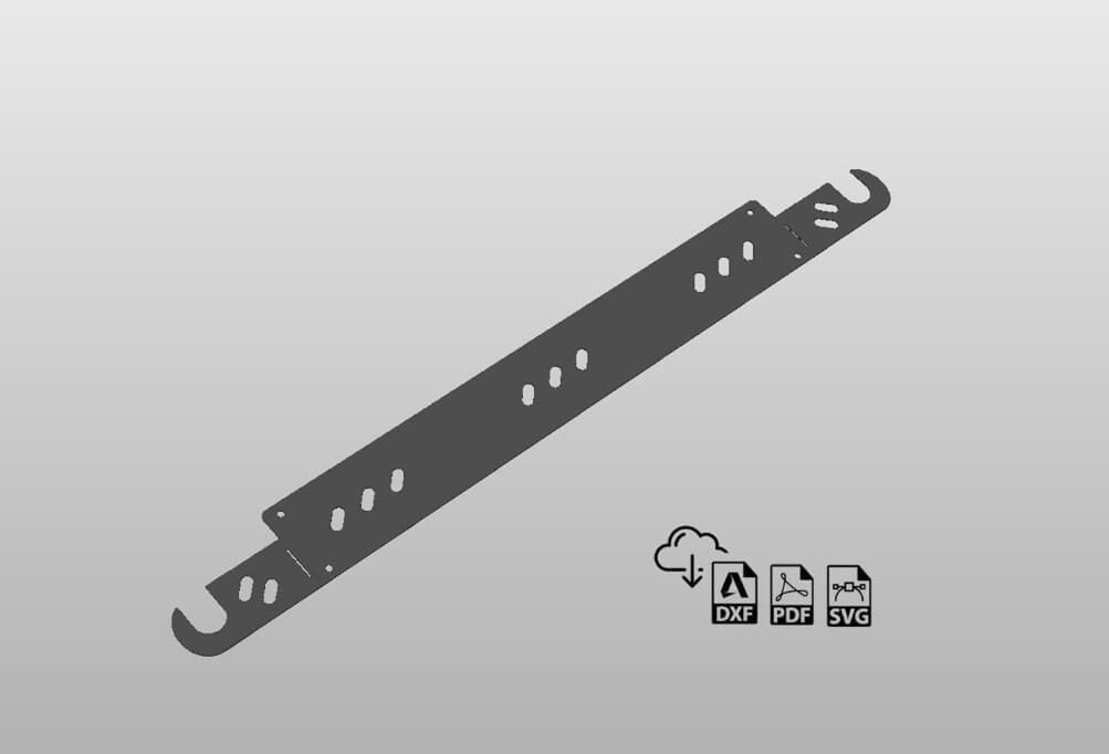 Packaging Paper 18in Holder DXF File StepFIVE40 DXF Files