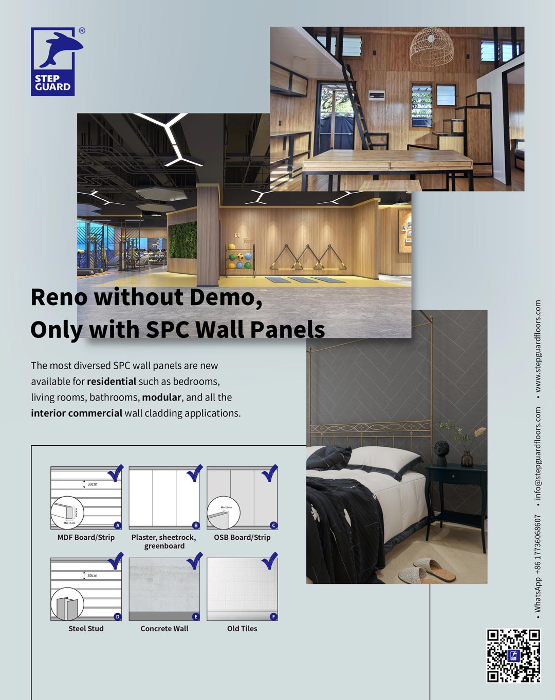 6 Benefits of Wall Paneling Vinyl SPC for Apartment Renovation Project STEP GUARD Floors & Walls