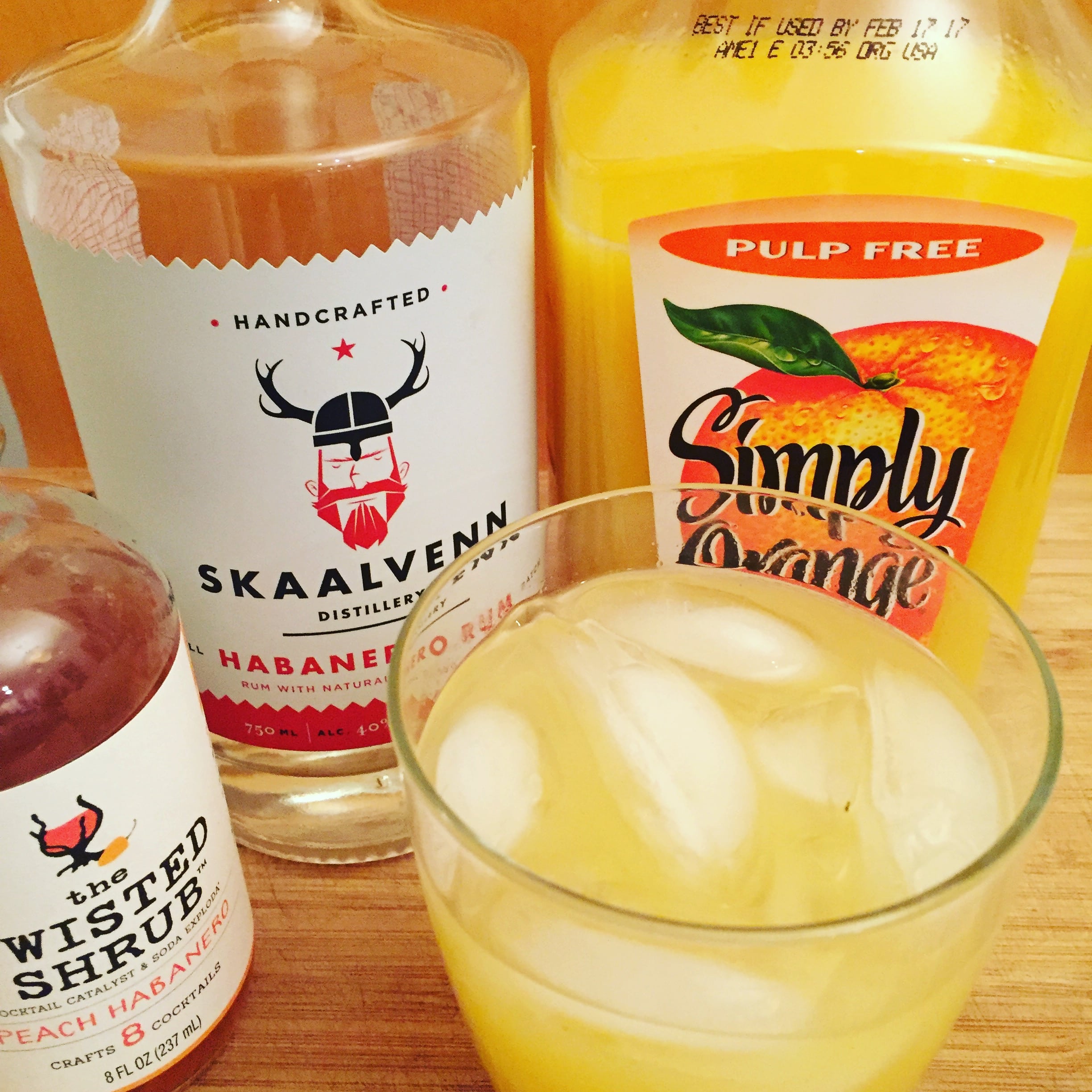 Peach Rum Drink With Habanero • Stephanie Hansen Stephanie Hansen