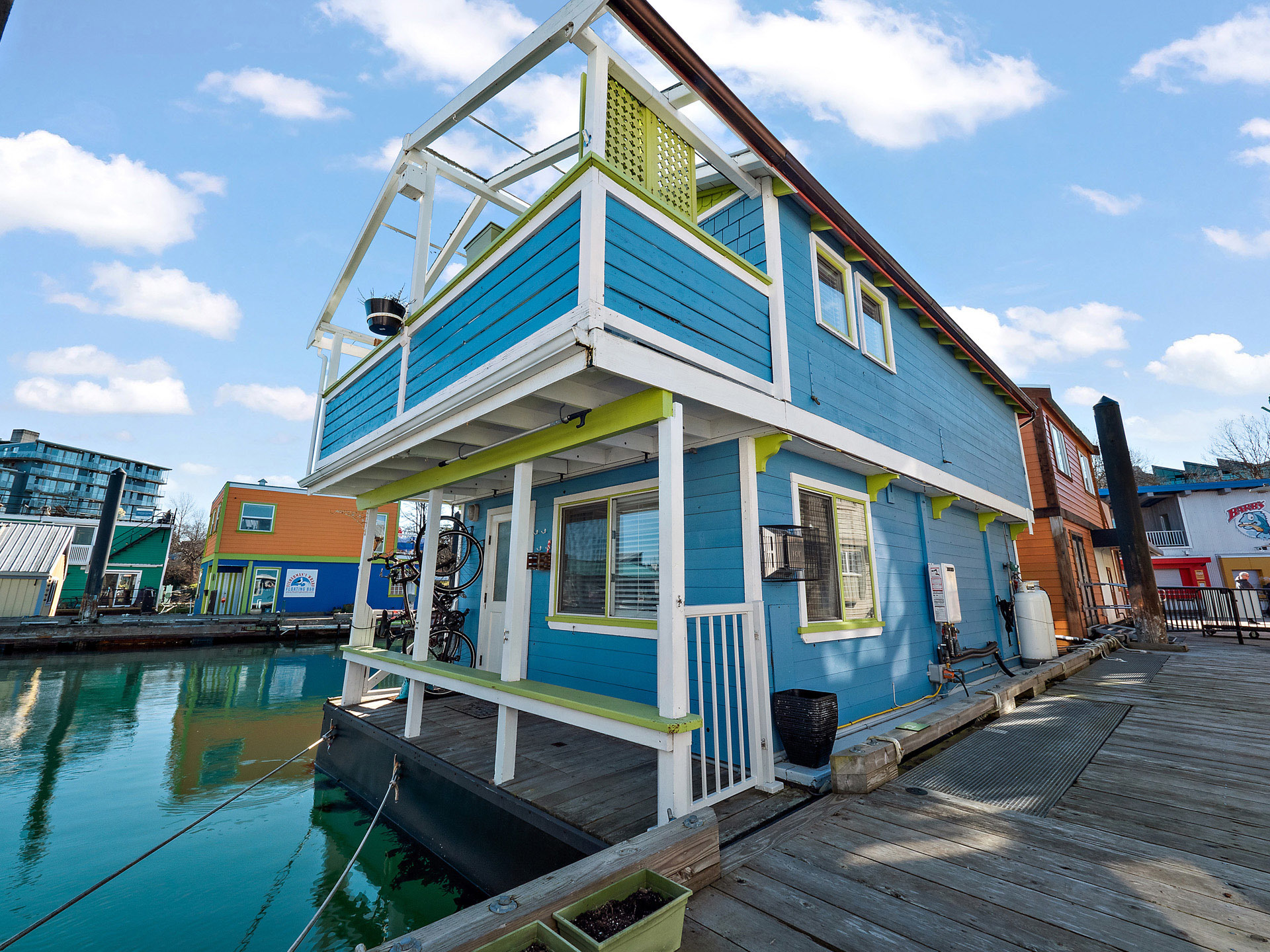 Fishermans Wharf Float home for sale