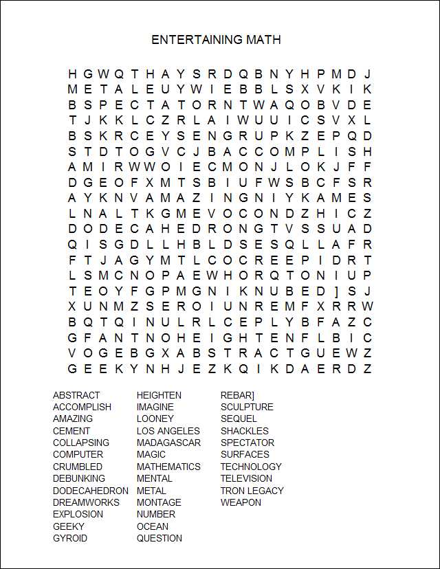 Math search puzzle stepindance.fr