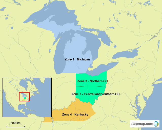 Download GREAT LAKES MAP to print