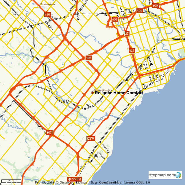 StepMap Reliance Home Comfort Landkarte für World