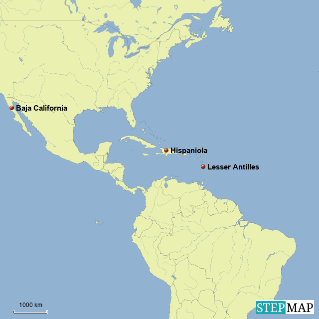 Archipelagode Colon Islands On South America Map StepMap South America Islands Landkarte für Germany