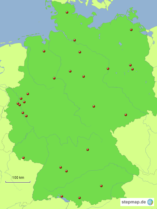 StepMap Ellis Landkarte für Deutschland