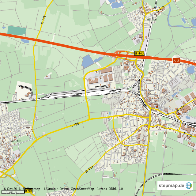 Lehrte Karte StepMap Lehrte u U Landkarte für Welt