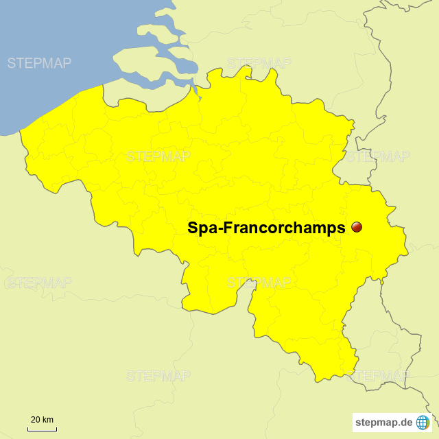 Spa Belgien Karte StepMap Spa Landkarte für Belgien