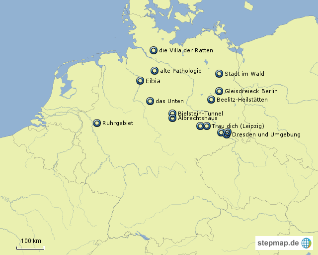 LostPlaces von Verdener Landkarte für Deutschland alle Bundesländer