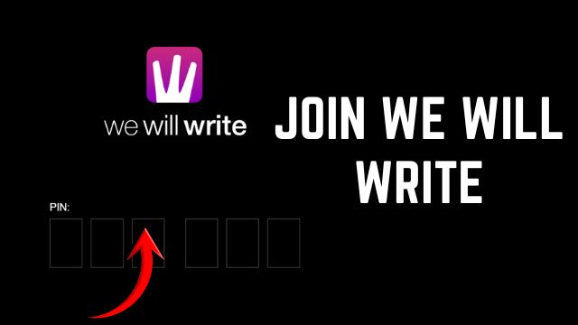 How To Join Wewillwrite Steps Only