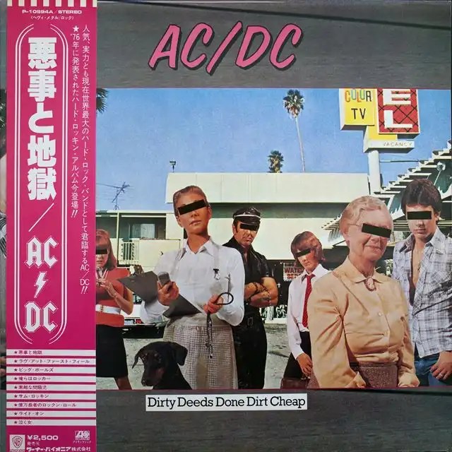 AC/DC ‎/ DIRTY DEEDS DONE DIRT CHEAP [LP P10994A]：70'S ROCK：アナログレコード