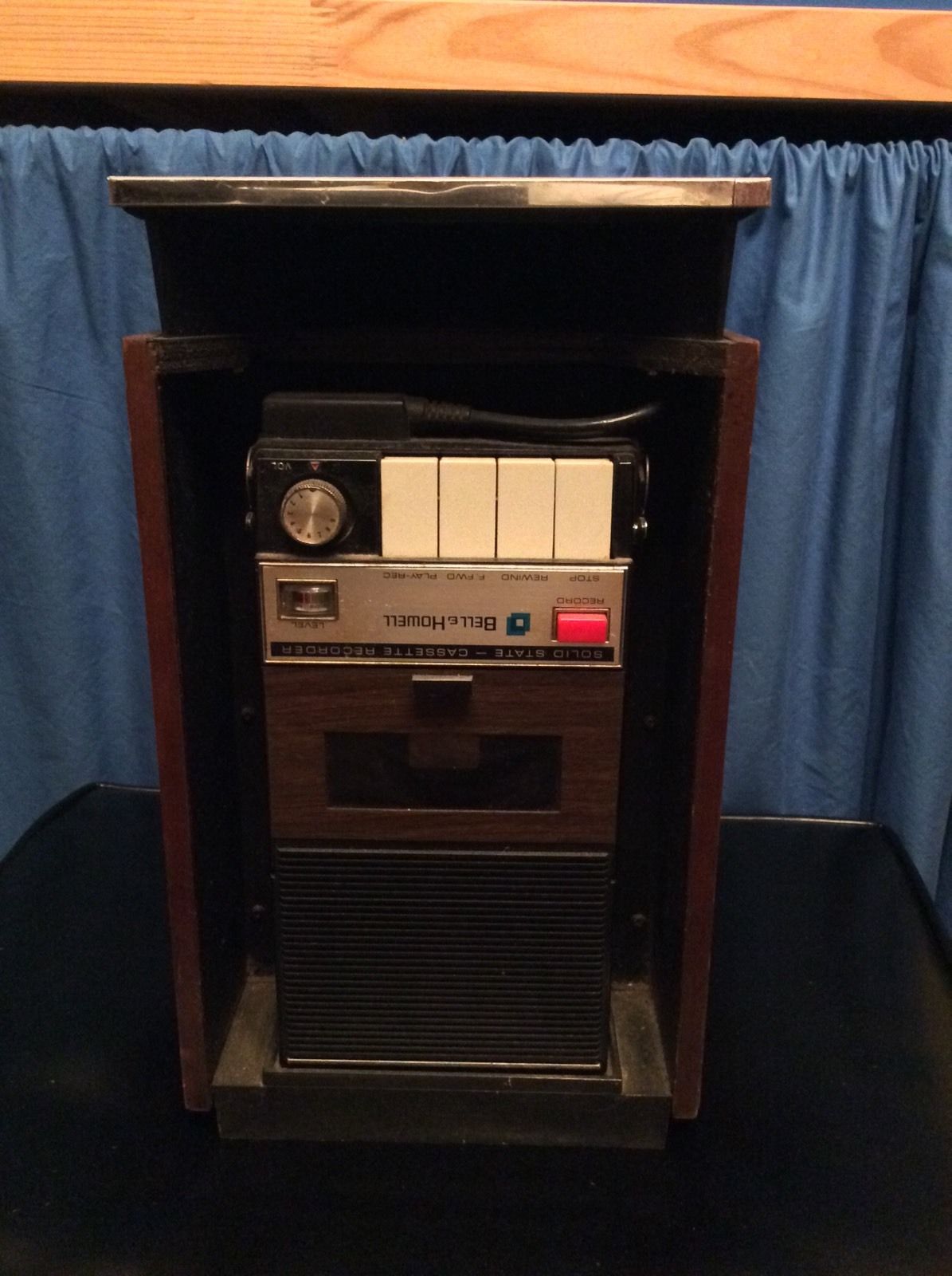 The Bell + Howell Sound Machine, what boomboxes might have looked like