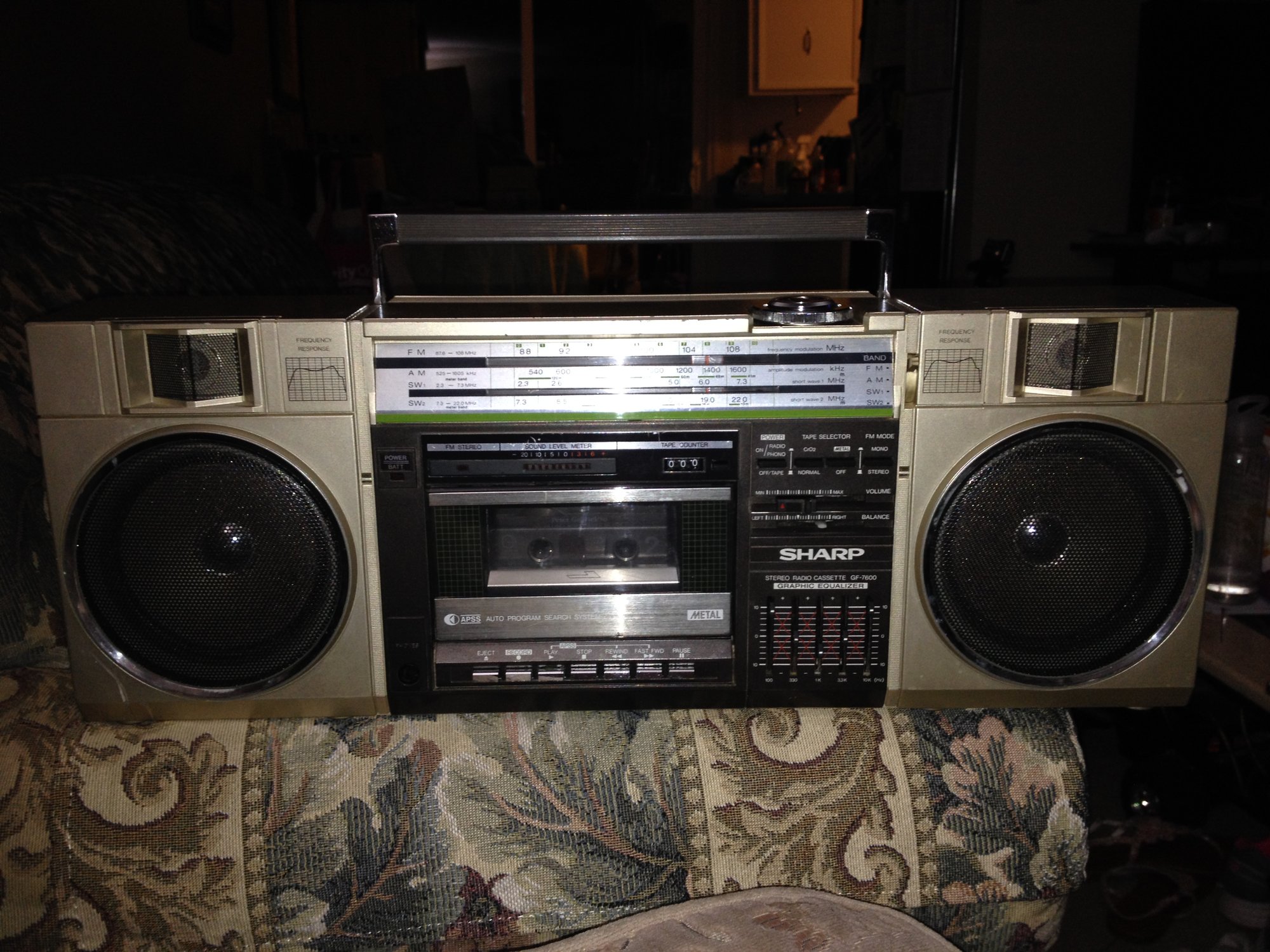 I got the official Boombox from the movie "Say Anything"!! Sharp GF 7600 Stereo2Go forums