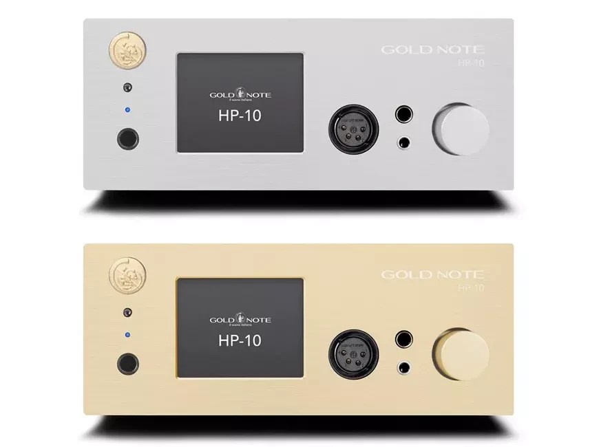 Gold Note HP10 HighEnd headphone amplifier from Italy