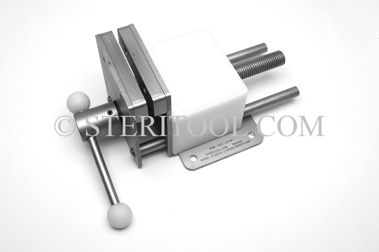 STERITOOL INC 10001 4" Stainless Steel Bench Vise. 10001