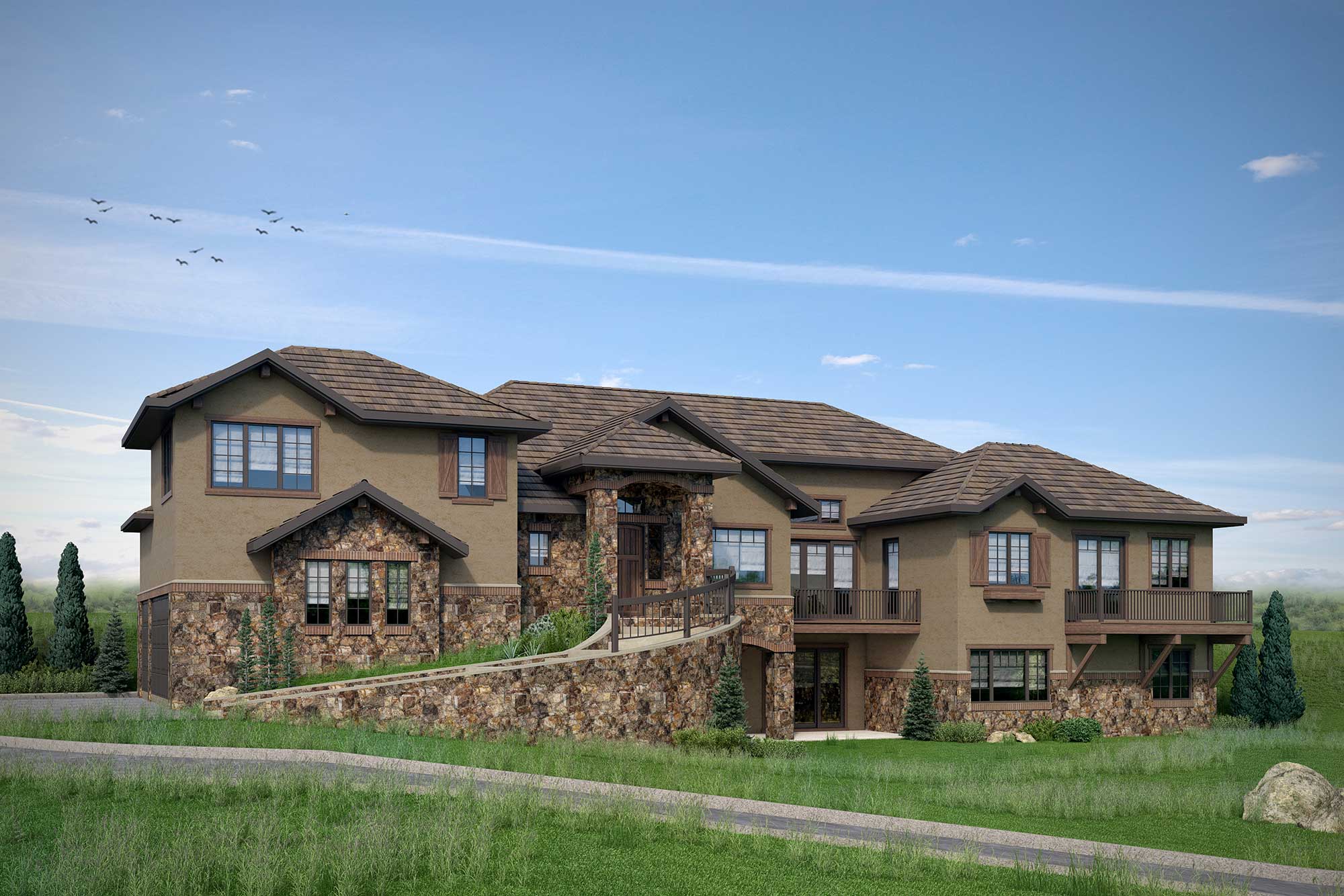 Exterior Designs Sterling Custom Homes