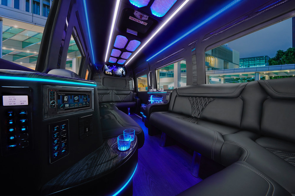 14 passenger Mercedes Sprinter Limo Sterling Limousine & Transportation Services www